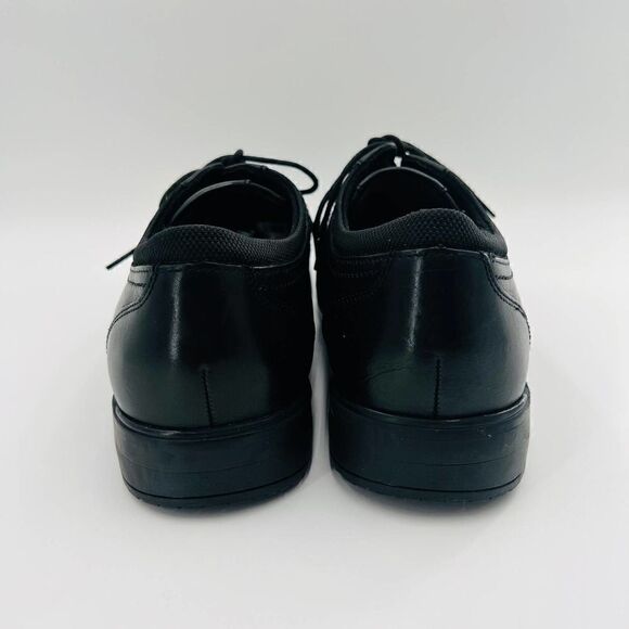 Rockport Trutrech Bryant Plain Toe Oxford Black Leather Shoe Size 11 NWOB - Picture 8 of 10
